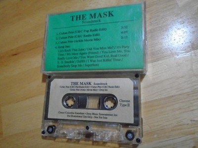RARE PROMO Cuban Pete CASSETTE TAPE The Mask soundtrack JIM CARREY 1994 C + C !