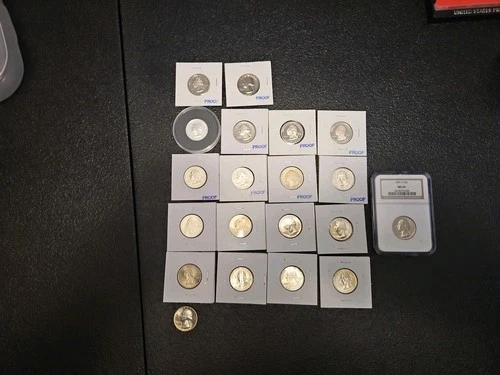 Washington Quarter Collection Lot With Proofs