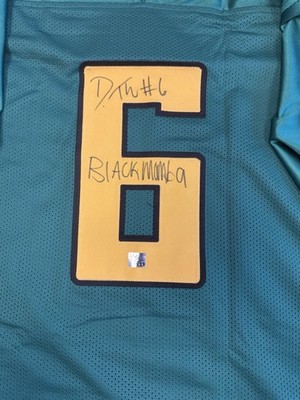 Oregon Ducks # De  Anthony Thomas  Autographed Jersey