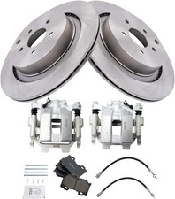 Ceramic Rear Brake Pad  Rotor Kit - Complete Brake Set for Infiniti Sedan