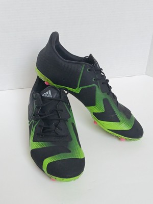 Adidas Ace 16+ TKRZ Soccer Cleats Black Green  Men Size 10.5