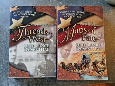 Lot 2- Reid Lance Rosenthal - American Saga #1,2 Maps of Fate, Threads West