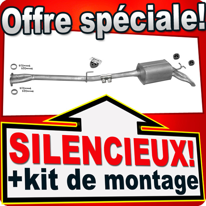 Pot échappement Mercedes W210 E320 E270 CDI remplace silencieux usé berline