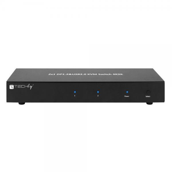Switch KVM 2 porte DisplayPort1.2 per doppio Monitor