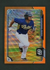 2015 Bowman Chrome #BCP9 Fernando Perez Orange Shimmer Refractor