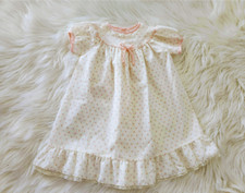 Vintage Baby Girls Rosebud Alexis Dress