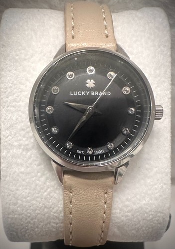 Lucky Brand Torrey Mini Glitz Wrap Watch - Winter White Band - See Video