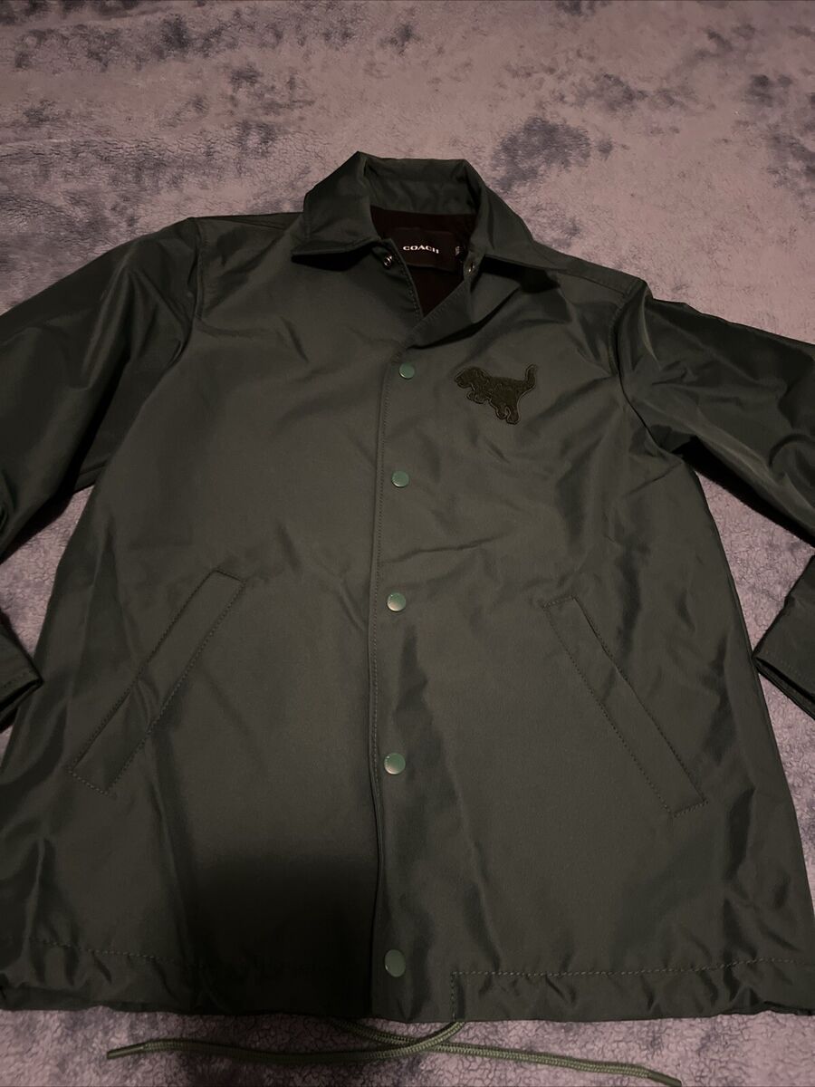 NWT Coach Men's Coaches ES Jacket size XS color Dark Pine NWT Coach Men's Coaches ES Jacket size XS color Dark Pine