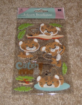 EK Success Jolee's Boutique Dimensional Sticker ~ Tiger Catch
