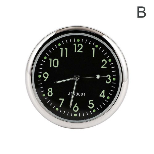 Pocket Small Mini Luminous Quartz Analog Watch Stick-On For Car Boat Clock M2J8 - Picture 6 of 16