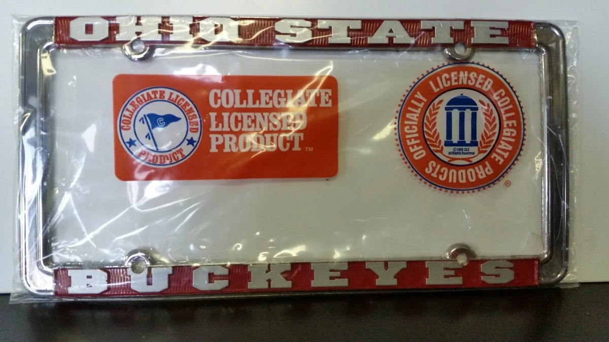 Ohio State Buckeyes Metal License Plate Frame OSU Officially Licensed Car  Truck | eBay