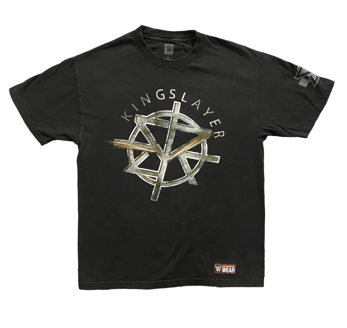 WWE Authentic Seth Rollins King Slayer Black T-Shirt