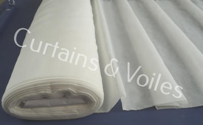 Ivory Voile Fabric By The Metre 150cm And 300cm Wedding Event