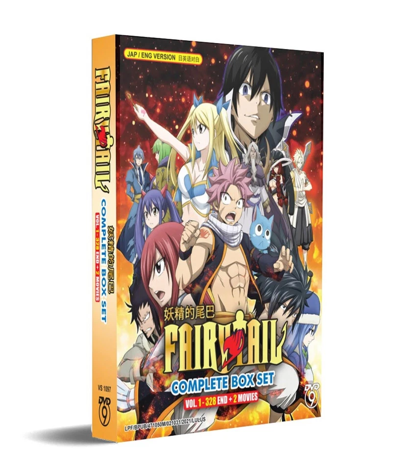 Fairy Tail Volume 1-328 End + Bonus 2 Movies DVD with English Subtitle - Image 3 of 3