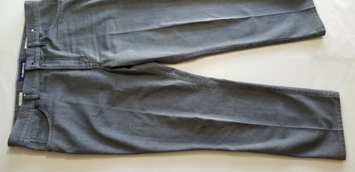ALBERTO Men Tommy T400 Comfort Fit Stretch Cotton Denim Jean - 40x30 Gray NEW - Picture 3 of 5