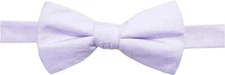 Ryan Seacrest Distinction Men's Faretta Solid Pre-Tied Bow Tie, One Size, Purple