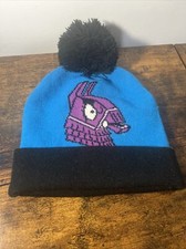 Fortnite epic games loot llama boys winter beanie hat with pom-pom one size