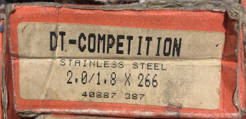 211x DT Swiss Competition J-Bend Spokes 266mm Silver Double Butted