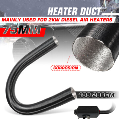 75mm Warm Heizung Kanal-Rohr Luft Führung-Schlauch Für Dometic-Diesel Webasto