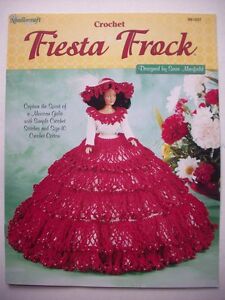 Details About Mexican Gala Fiesta Flock Fashion Doll Dress Crochet Pattern