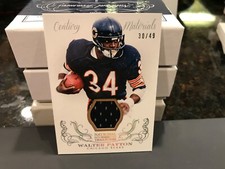 National Treasures Century Materials Jersey Bears Walter Payton 30/49 2013