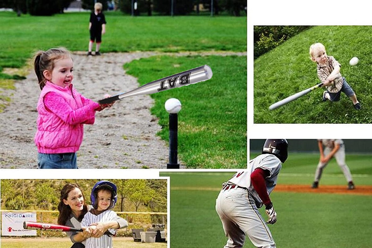 Mazza Da Baseball In Legno Massello - 72 Cm/29 Pollici, Per Softball, Adulti E Bambini, Design Leggero - Foto 2