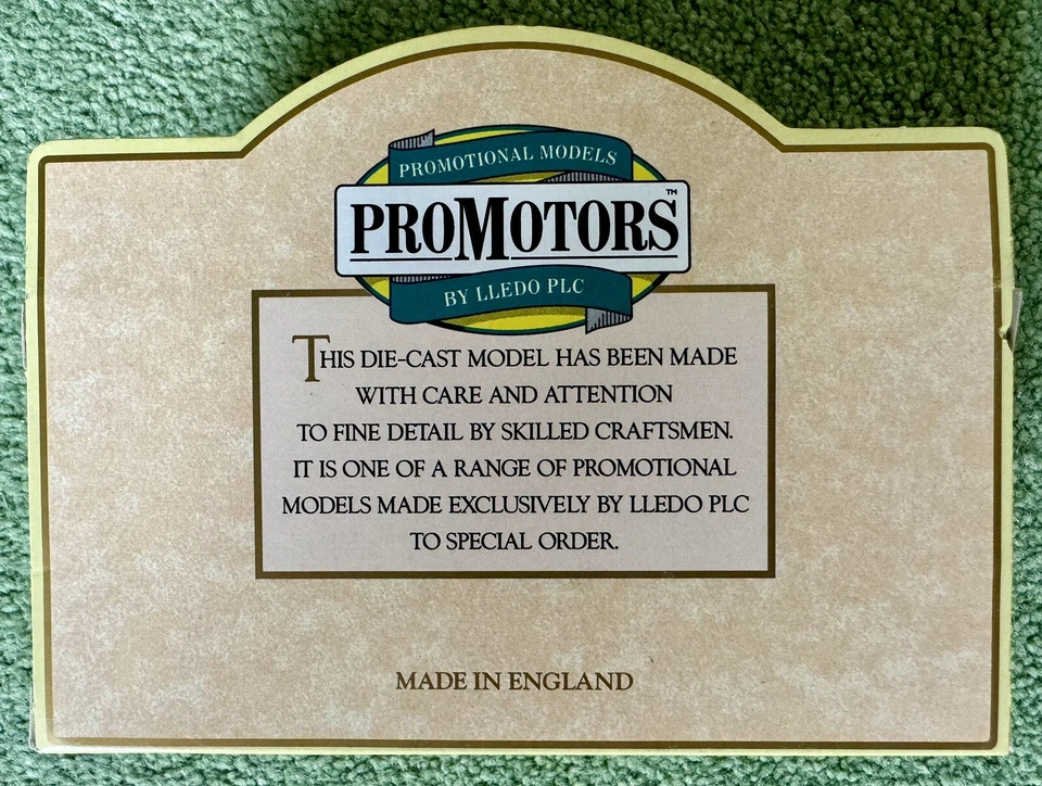 LLEDO PROMOTORS VINTAGE MODEL UK MADE 1995 8-WHEELER JORDANS - RARE - Image 2 of 3