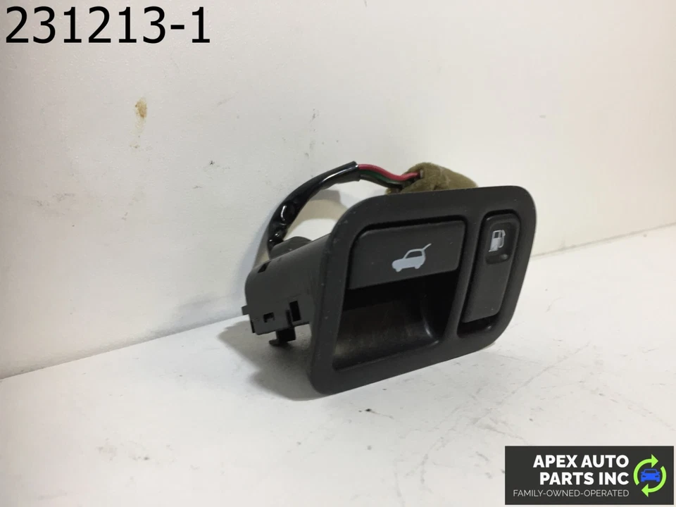 Interruptor de control de liberación del maletero de puerta de combustible negro OEM QX4 Infiniti 2001 Foto 2 de 4