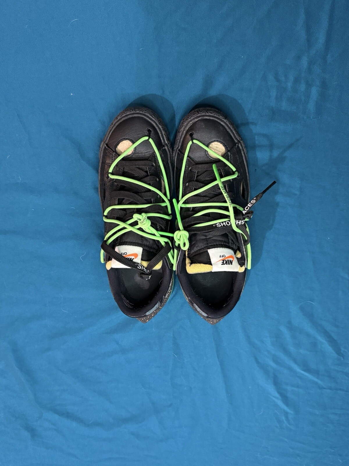 OFF WHITE X NIKE Taglia 6 5 Nike Off White x Blazer basso nero