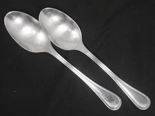 HEAVY DUTY Stainless China Teaspoon set of 2. 6" Long