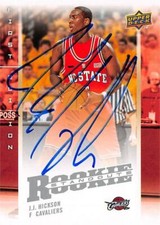 J.J. Hickson autographed Basketball Card 2008 Upper Deck Rookie Standouts #RSJH