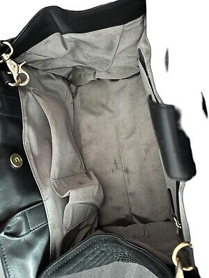 Z Spoke Zac Posen Black Medium Detachable Leather Double Z Spoke Zac Posen Black Medium Detachable Leather Double