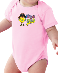 Infant Creeper Bodysuit One Piece T Shirt Pirate Chick K 5 Ebay