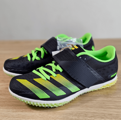 ADIDAS ADIZERO HJ HIGH JUMP TRACK & FIELD SPIKES SIZE 5.5 BLACK