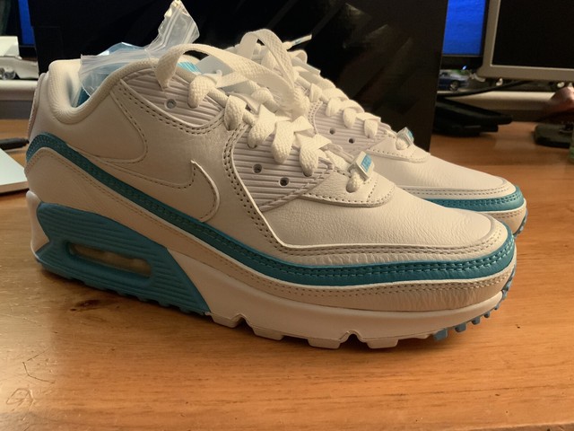 Nike air max 90 White Blue Fury Size 6 Mens Undefeated | eBay