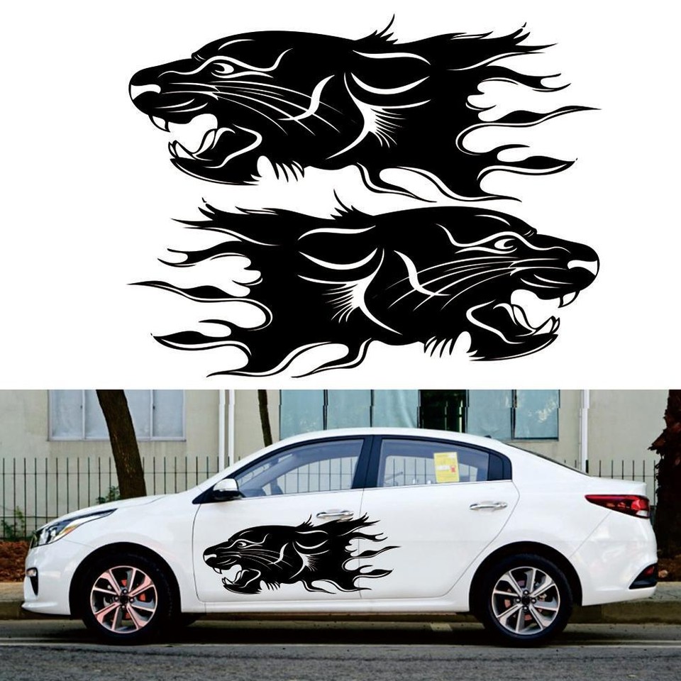 A Lion Totem Car Sticker Set Car Side Body Stickers Automobile Decals