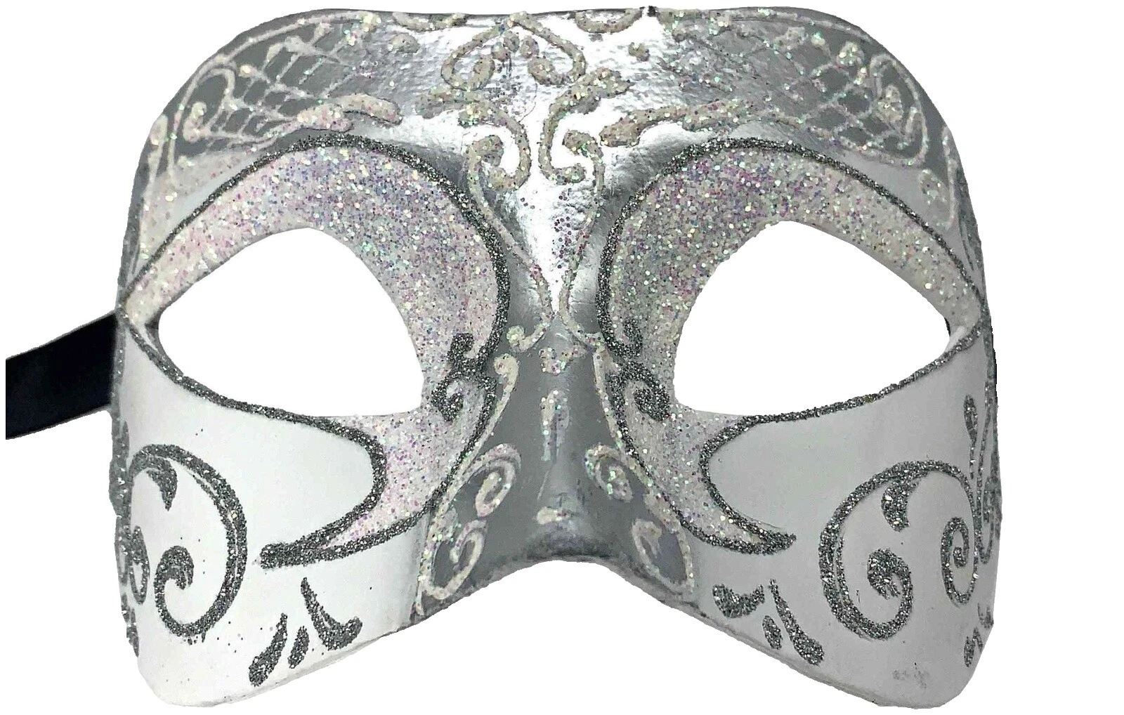 Eyemask White Venetian Costume Masks & Eye Masks