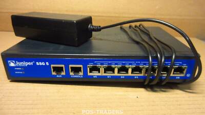 Juniper SSG-5-SB SSG 5 7-Port Secure Services VPN Firewall Security Gateway + PS