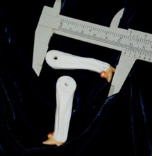 Antique original bisque legs for Dollhouse Doll size see photos