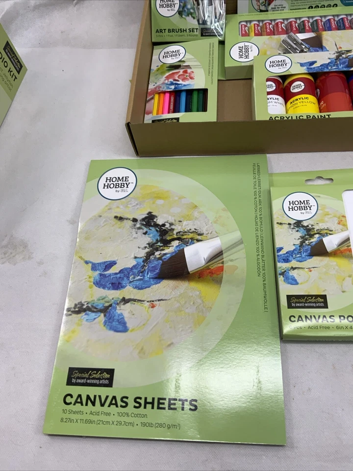 Kit de estudio de pintura The HomeHobby de 3L más medusas de Helle Koed para principiantes Foto 4 de 4