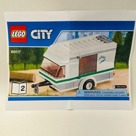 LEGO City 60117 Van and Caravan (100% Complete)
