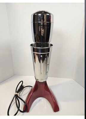 Waring Pro Retro Drink Mixer 12DM19 Red Old Fashioned with Cup TESTED WORKS