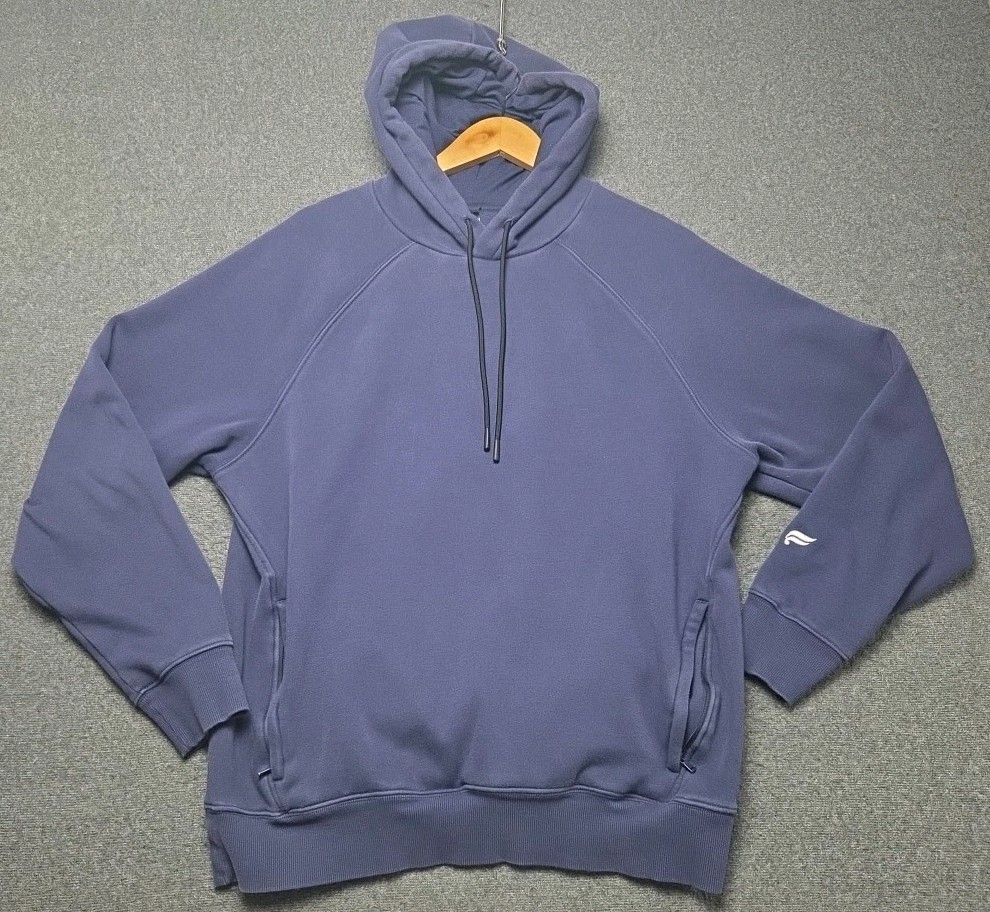 Fabletics Sweatshirt Men Medium Blue Performance … - image 1