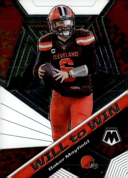 2020 Panini Mosaic #WW19 Baker Mayfield Will to Win