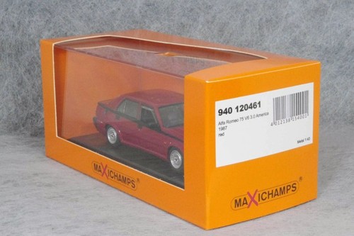 1/43 Alfa Romeo 75 V6 3.0 Usa / 1967 Red Minichamps Minicar - Picture 10 of 10