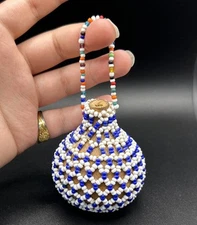 VTG Mini Shekere Shaker - Handmade African Shaker Percussion Children/Small Size