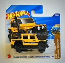 Hot Wheels '15 Land Rover  Defender Double Cab. New Collectable Toy Model Car.