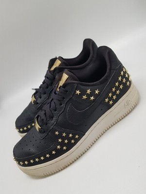 Nike Air Force One  Damen Schuhe Grösse 36.5 AR0639 001 Schwarz 