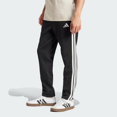 #ad adidas men Essentials 3 Stripes Fleece Pants Open Hem $22.00
