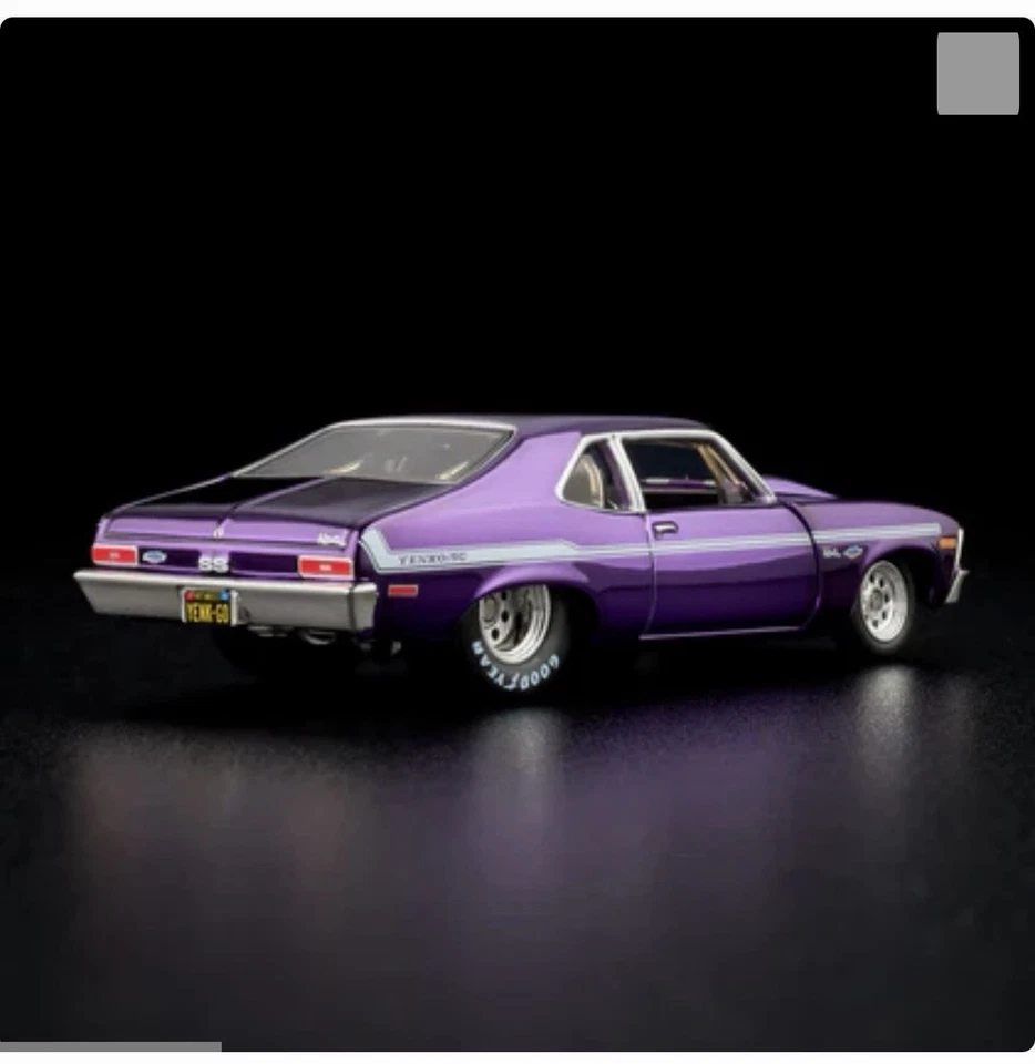 Preventa 🔥Hot Wheels RLC 1972 Chevy Nova SS Spectraflame púrpura🔥 Foto 3 de 4